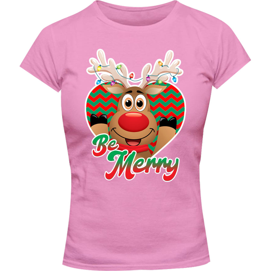 Be Merry - Ladies Slim Fit Tee