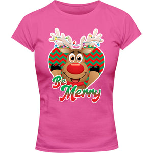 Be Merry - Ladies Slim Fit Tee