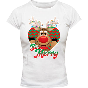 Be Merry - Ladies Slim Fit Tee