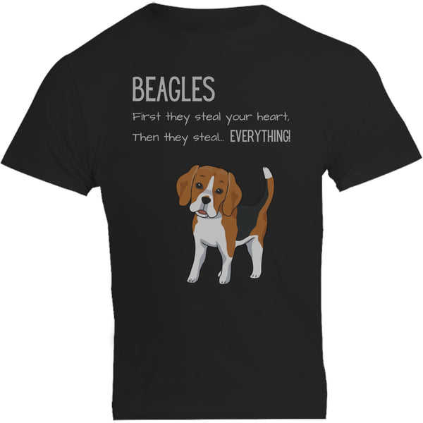 Beagles Steal Everything - Unisex Tee - Plus Size