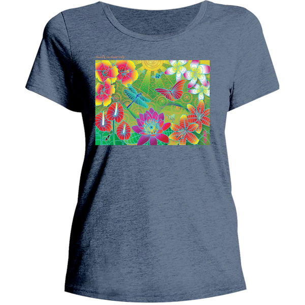 Beauty in Diversity - Ladies Relaxed Fit Tee - Graphic Tees Australia