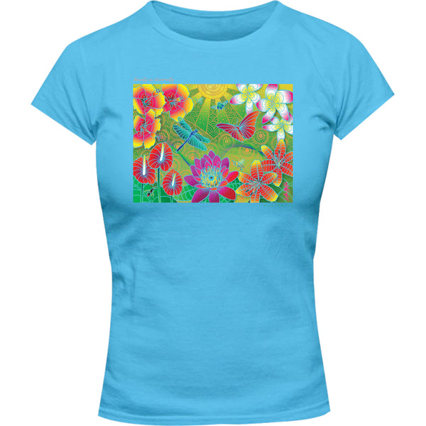 Beauty in Diversity - Ladies Slim Fit Tee - Graphic Tees Australia