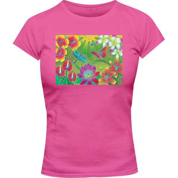 Beauty in Diversity - Ladies Slim Fit Tee - Graphic Tees Australia