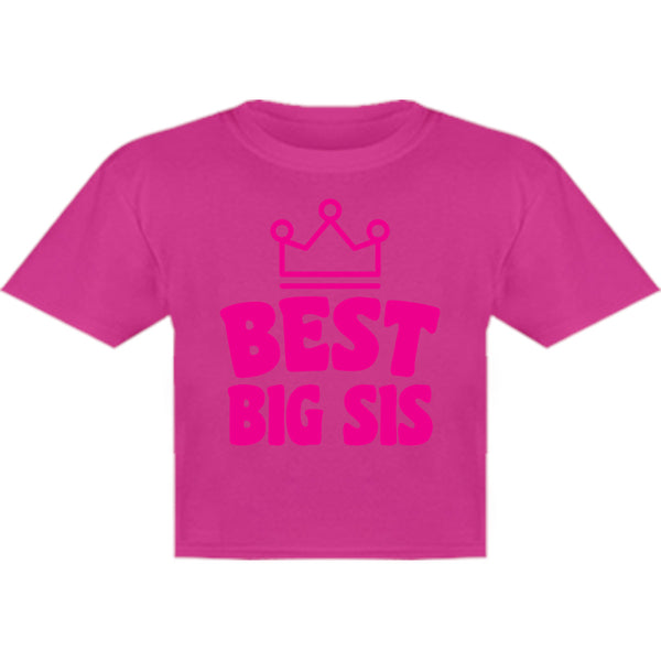 Best Big Sis - Youth & Infant Tee - Graphic Tees Australia