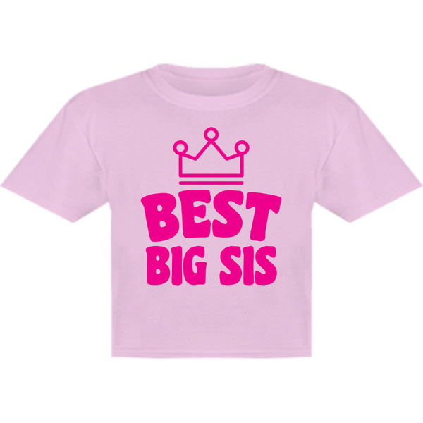 Best Big Sis - Youth & Infant Tee - Graphic Tees Australia