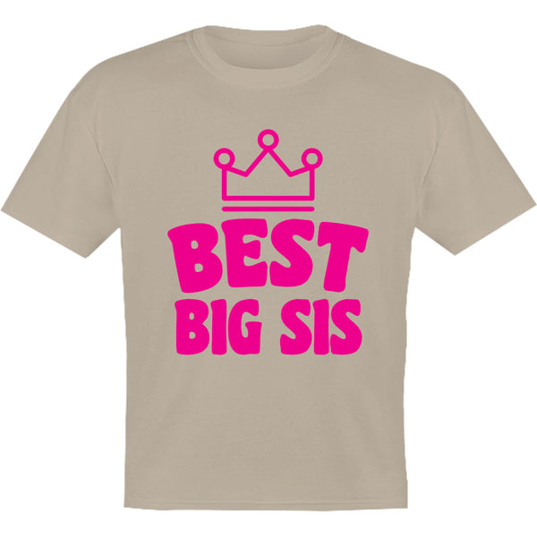 Best Big Sis - Youth & Infant Tee - Graphic Tees Australia