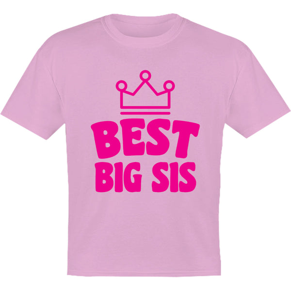 Best Big Sis - Youth & Infant Tee - Graphic Tees Australia