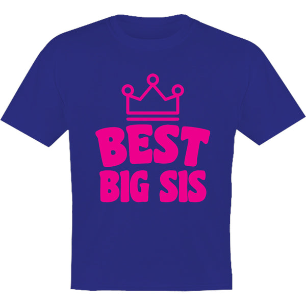 Best Big Sis - Youth & Infant Tee - Graphic Tees Australia