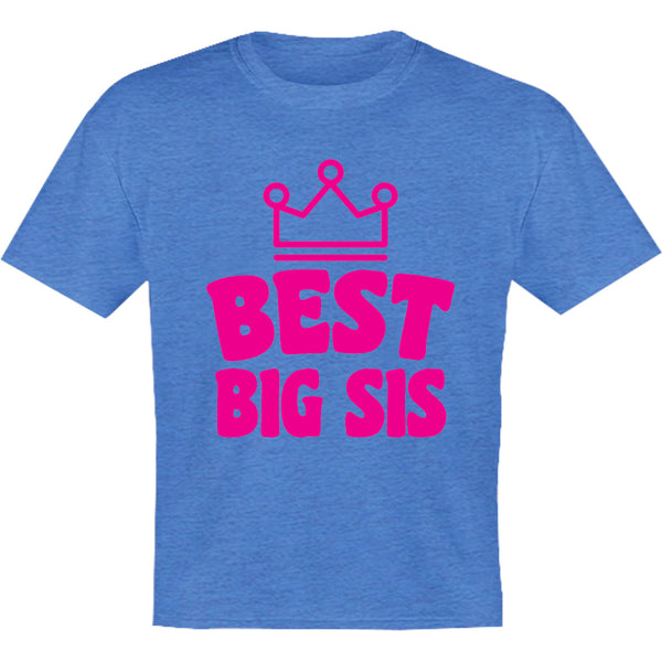 Best Big Sis - Youth & Infant Tee - Graphic Tees Australia