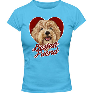 Bestest Friend - Ladies Slim Fit Tee - Graphic Tees Australia