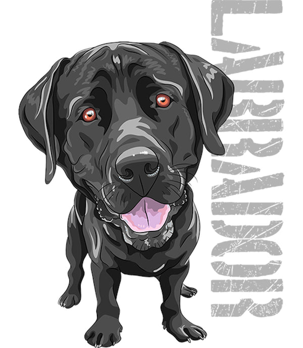 Black Labrador - Unisex Tee - Graphic Tees Australia