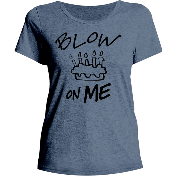 Blow On Me - Ladies Relaxed Fit Tee - Graphic Tees Australia