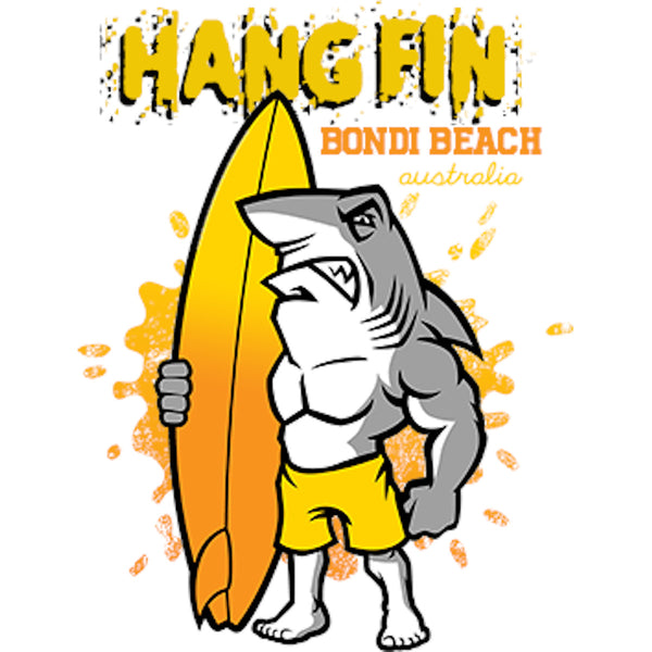 Bondi Hang Fin - Youth & Infant Tee - Graphic Tees Australia