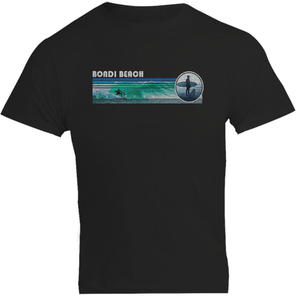 Bondi Landscape Surfer - Unisex Tee - Graphic Tees Australia