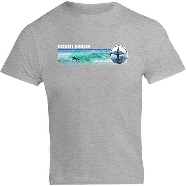 Bondi Landscape Surfer - Unisex Tee - Graphic Tees Australia