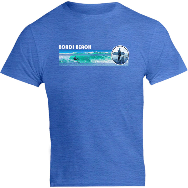 Bondi Landscape Surfer - Unisex Tee - Graphic Tees Australia