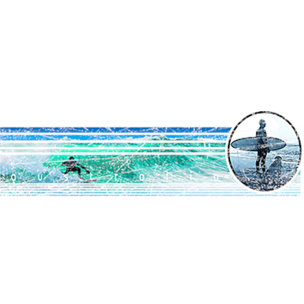 Bondi Landscape Surfer - Unisex Tee - Graphic Tees Australia