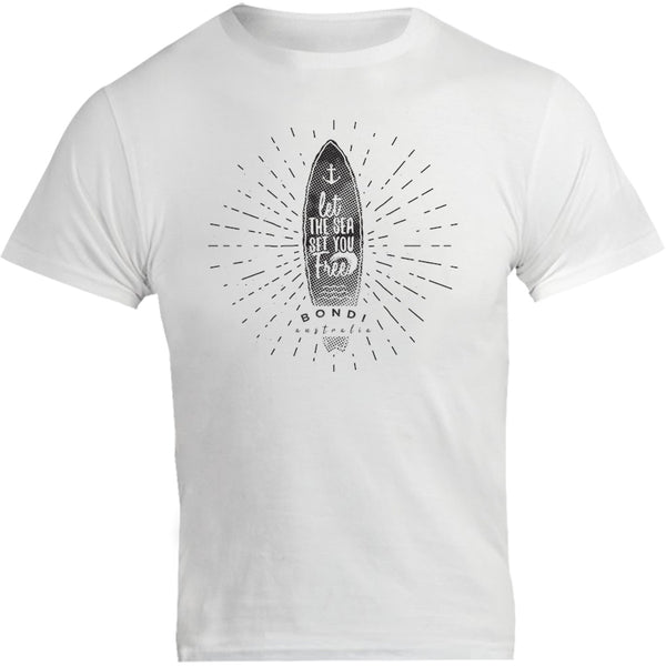 Bondi Let The Sea - Unisex Tee - Graphic Tees Australia