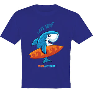 Bondi Lets Surf - Youth & Infant Tee - Graphic Tees Australia