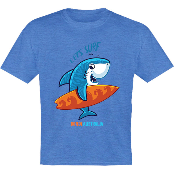 Bondi Lets Surf - Youth & Infant Tee - Graphic Tees Australia