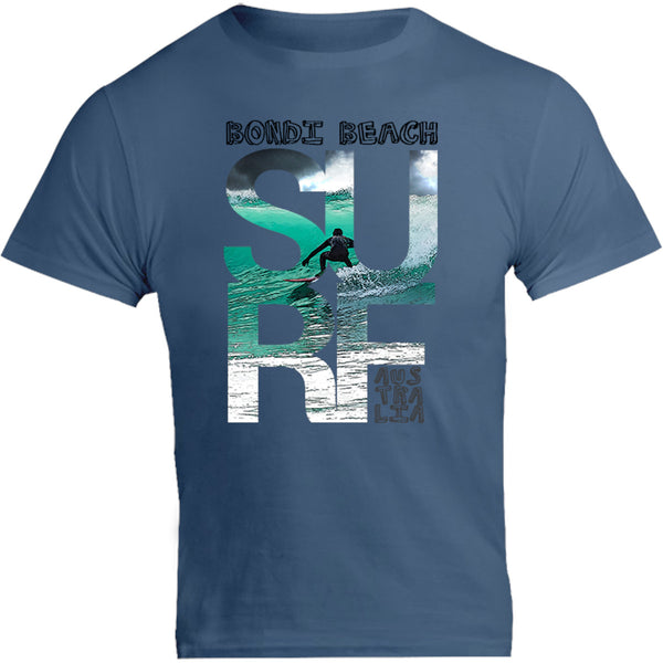 Bondi Surf Photo in Word - Unisex Tee - Graphic Tees Australia