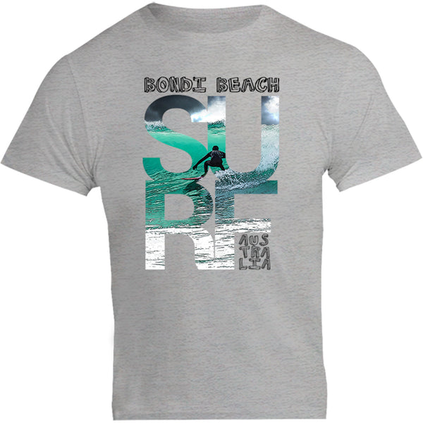 Bondi Surf Photo in Word - Unisex Tee - Graphic Tees Australia