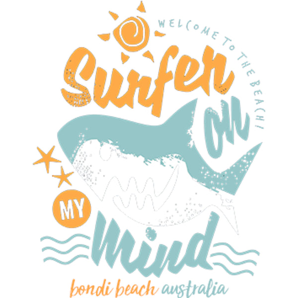 Bondi Surfer On My Mind - Youth & Infant Tee - Graphic Tees Australia