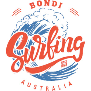 Bondi Surfing - Ladies Slim Fit Tee - Graphic Tees Australia