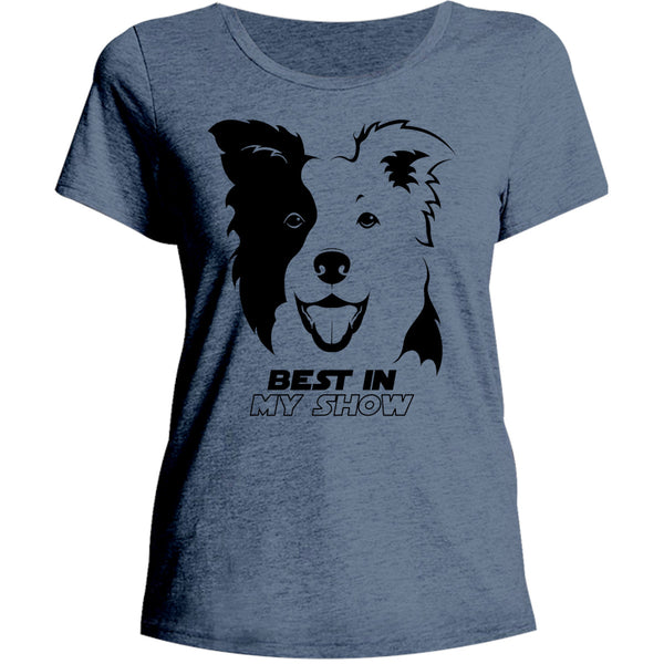 Border Collie Best In Show - Ladies Relaxed Fit Tee - Graphic Tees Australia