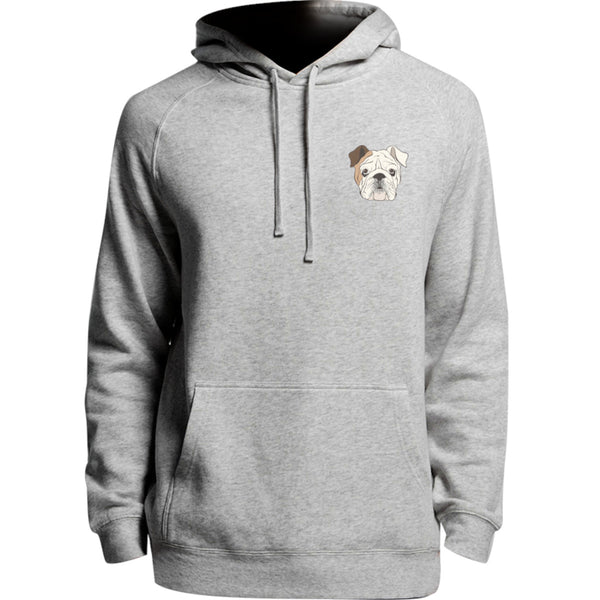 Bulldog Face - Unisex Hoodie - Plus Size