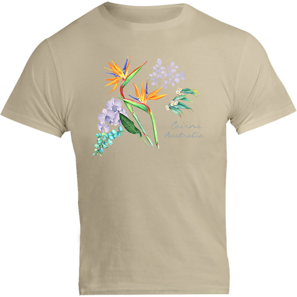 Cairns Australia Floral - Unisex Tee - Graphic Tees Australia