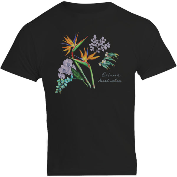 Cairns Australia Floral - Unisex Tee - Graphic Tees Australia