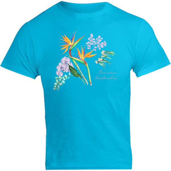 Cairns Australia Floral - Unisex Tee - Graphic Tees Australia