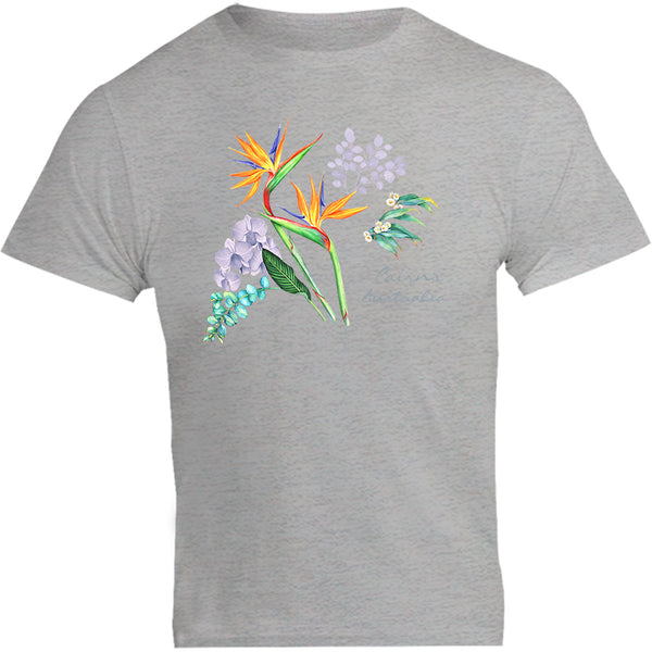 Cairns Australia Floral - Unisex Tee - Graphic Tees Australia