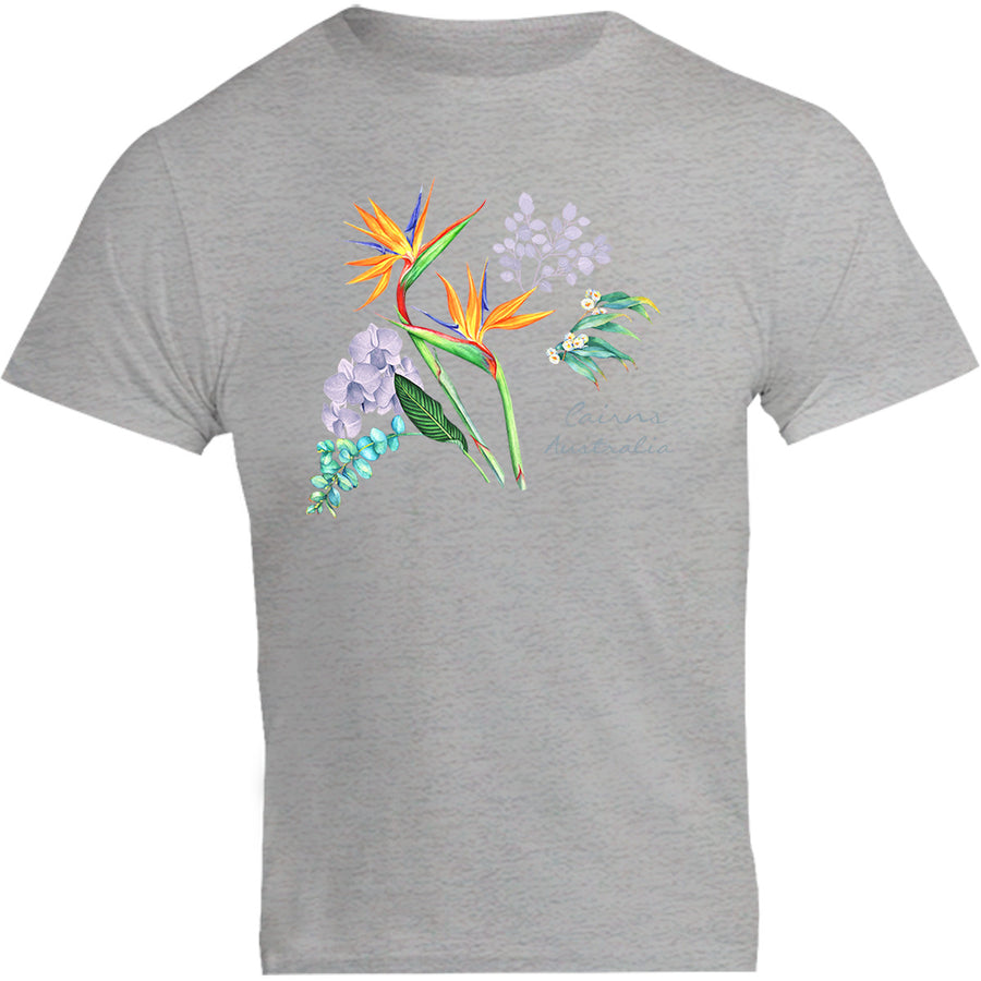 Cairns Australia Floral - Unisex Tee - Graphic Tees Australia