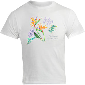 Cairns Australia Floral - Unisex Tee - Graphic Tees Australia