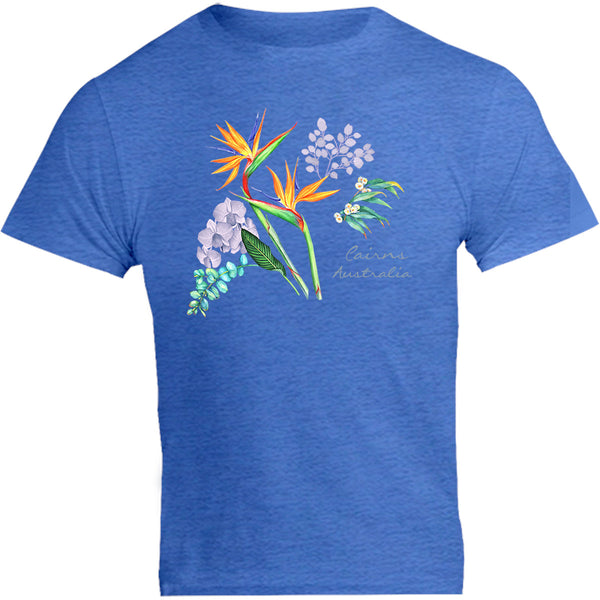 Cairns Australia Floral - Unisex Tee - Graphic Tees Australia