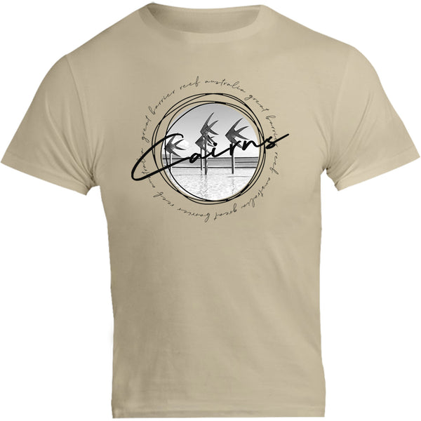 Cairns Circle Sketch - Unisex Tee - Graphic Tees Australia