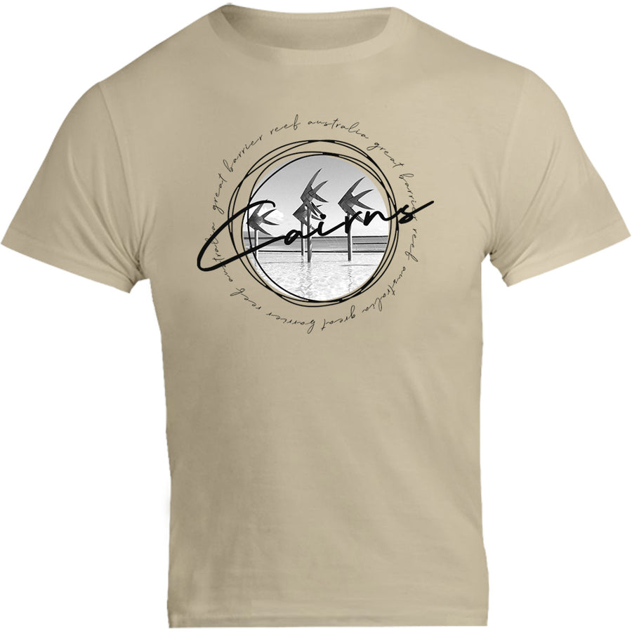 Cairns Circle Sketch - Unisex Tee - Graphic Tees Australia