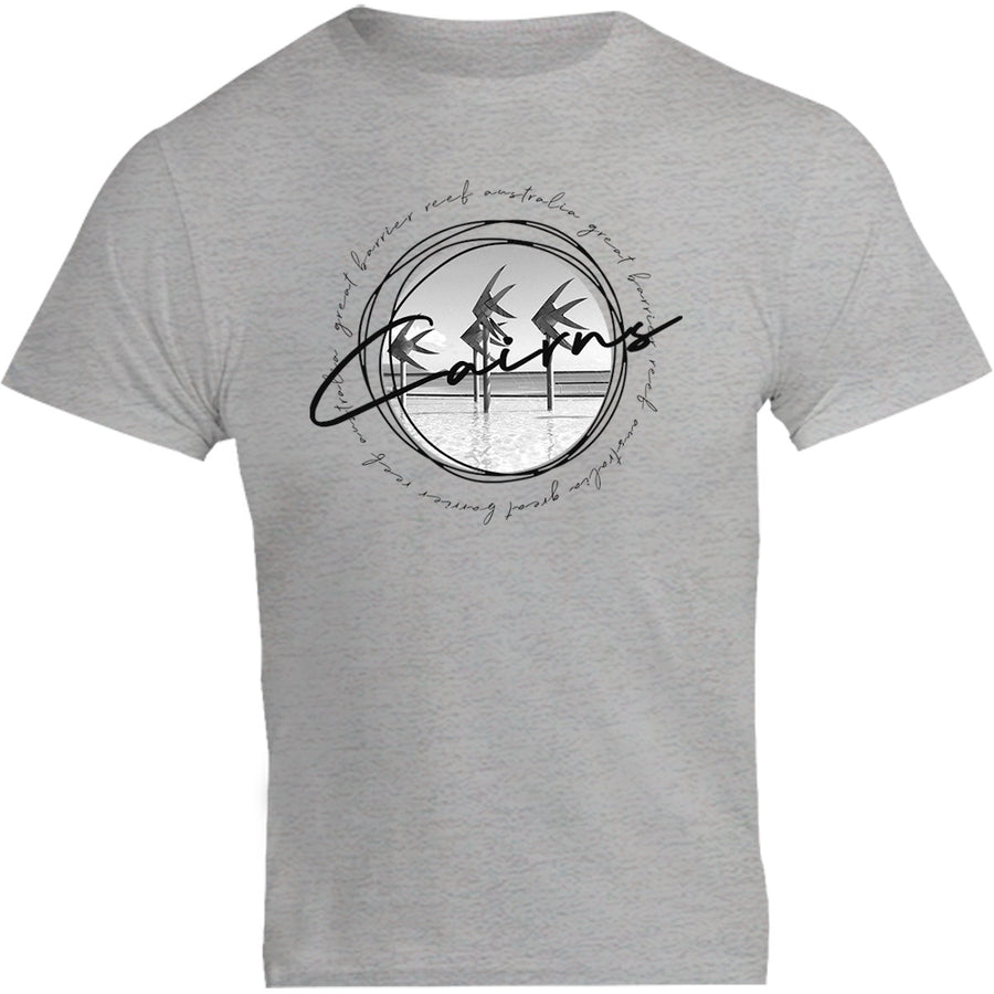 Cairns Circle Sketch - Unisex Tee - Graphic Tees Australia