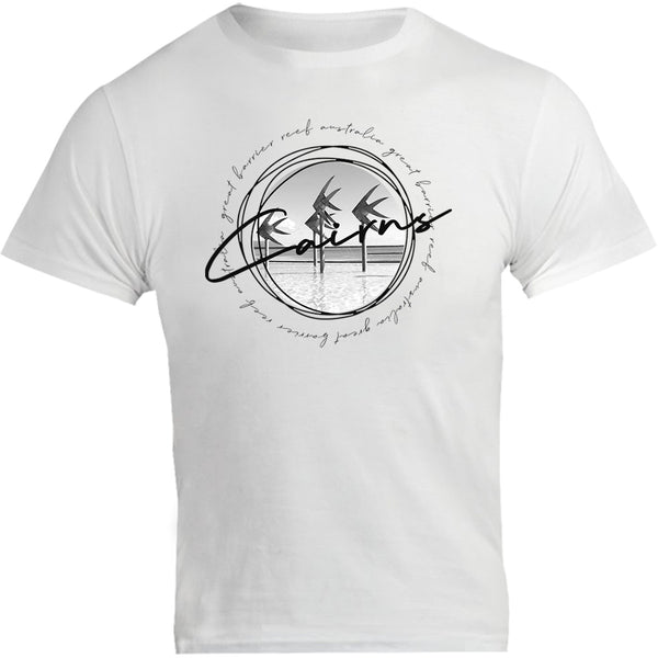 Cairns Circle Sketch - Unisex Tee - Graphic Tees Australia