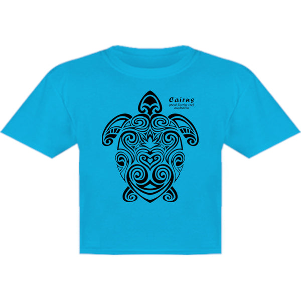 Cairns Turtle Tribal - Youth & Infant Tee - Graphic Tees Australia