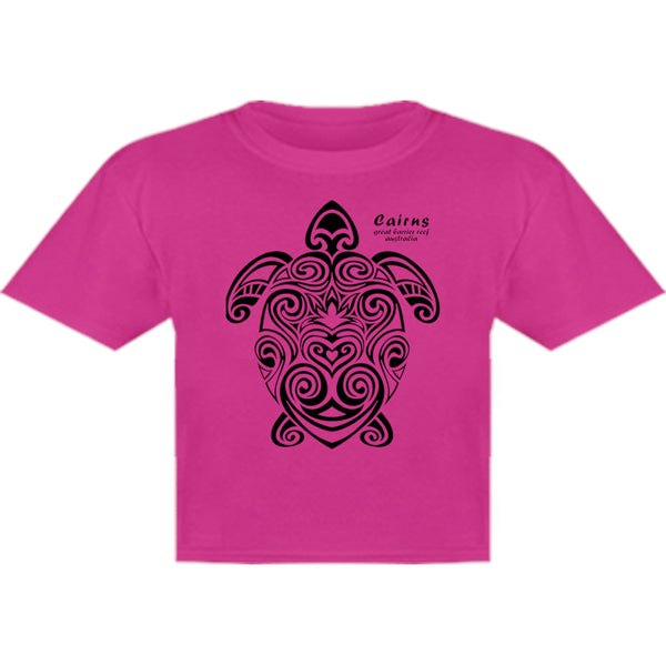 Cairns Turtle Tribal - Youth & Infant Tee - Graphic Tees Australia