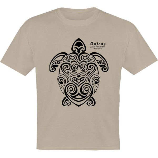 Cairns Turtle Tribal - Youth & Infant Tee - Graphic Tees Australia