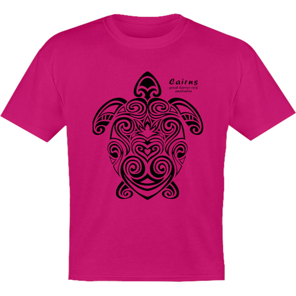 Cairns Turtle Tribal - Youth & Infant Tee - Graphic Tees Australia