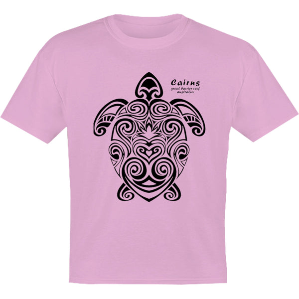 Cairns Turtle Tribal - Youth & Infant Tee - Graphic Tees Australia