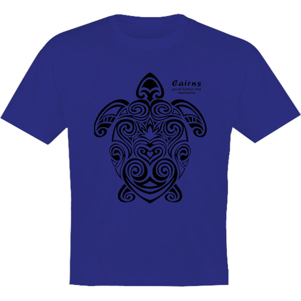 Cairns Turtle Tribal - Youth & Infant Tee - Graphic Tees Australia