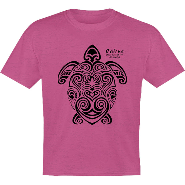 Cairns Turtle Tribal - Youth & Infant Tee - Graphic Tees Australia