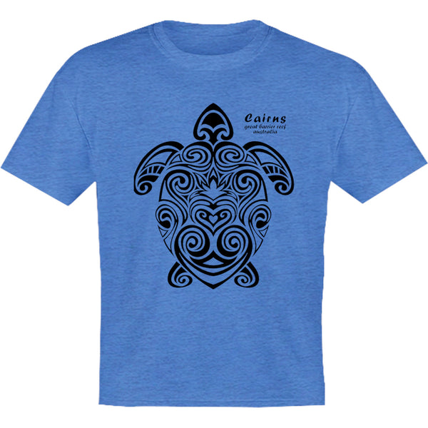 Cairns Turtle Tribal - Youth & Infant Tee - Graphic Tees Australia