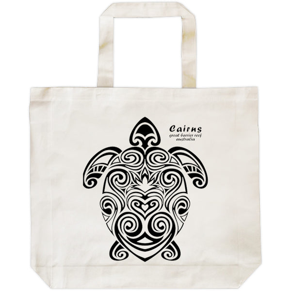 Cairns Turtle Tribal - Shopping Bag - Graphic Tees Australia